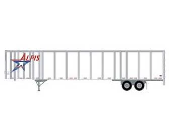 Athearn 72826 HO Scale 53' Wabash Duraplate Trailer Alpis F38402 1 Athearn 72826 HO Scale 53' Wabash Duraplate Trailer Alpis F38402