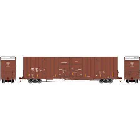 Athearn 75325 HO Scale 60' Gunderson Double Door Hi-Cube Boxcar Mississippi & Tennessee MTNR 175177 2 Athearn 75325 HO Scale 60' Gunderson Double Door Hi-Cube Boxcar Mississippi & Tennessee MTNR 175177 - Image 2