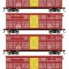 Athearn 76006 HO Scale 40' Stock Car Texas & Pacific T&P 4 Pack