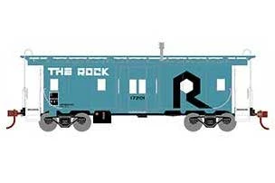 Athearn 90327 HO Scale Bay Window Caboose Rock Island "The Rock" RI 17201 1 Athearn 90327 HO Scale Bay Window Caboose Rock Island "The Rock" RI 17201
