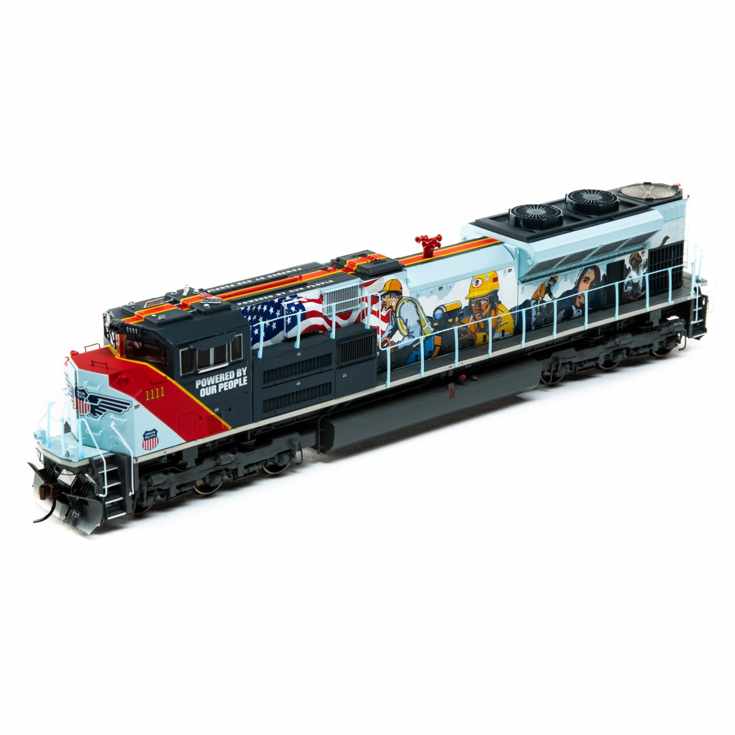 Athearn Genesis G11110 HO Scale SD70ACe Union Pacific "Powered By Our People" UP 1111 1 Athearn Genesis G11110 HO Scale SD70ACe Union Pacific "Powered By Our People" UP 1111