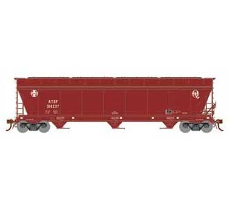 Athearn Genesis G15432 HO Scale ACF 4600 3 Bay Covered Hopper Santa Fe ATSF 314337 1 Athearn Genesis G15432 HO Scale ACF 4600 3 Bay Covered Hopper Santa Fe ATSF 314337