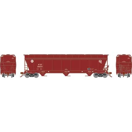 Athearn Genesis G15432 HO Scale ACF 4600 3 Bay Covered Hopper Santa Fe ATSF 314337 2 Athearn Genesis G15432 HO Scale ACF 4600 3 Bay Covered Hopper Santa Fe ATSF 314337 - Image 2