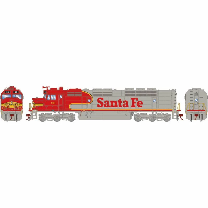Athearn Genesis G18372 HO Scale EMD FP45 Santa Fe Superfleet ATSF 90 DCC & Sound 2 Athearn Genesis G18372 HO Scale EMD FP45 Santa Fe Superfleet ATSF 90 DCC & Sound - Image 2