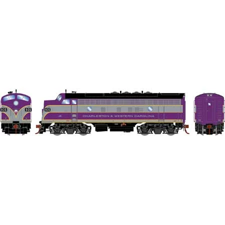 Athearn Genesis G19688 HO Scale F7A Charleston & Western Carolina C&WC 905 DCC & Sound 2 Athearn Genesis G19688 HO Scale F7A Charleston & Western Carolina C&WC 905 DCC & Sound - Image 2