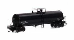 Athearn Genesis G40158 HO Scale GATC 20,000 Gal Tank Car Black Early GATX 45436