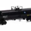 Athearn Genesis G40162 HO Scale GATC 20,000 Gal Tank Car Black GATX 27112