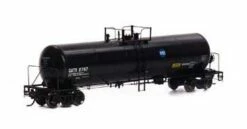Athearn Genesis G40163 HO Scale GATC 20,000 Gal Tank Car Black GATX 27117