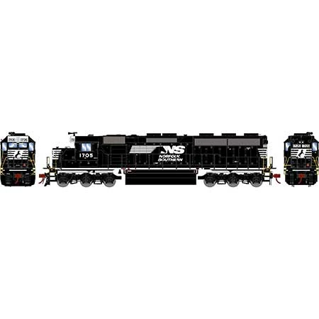 Athearn Genesis G65717 HO Scale EMD SD45-2 Norfolk Southern NS 1705 2 Athearn Genesis G65717 HO Scale EMD SD45-2 Norfolk Southern NS 1705 - Image 2