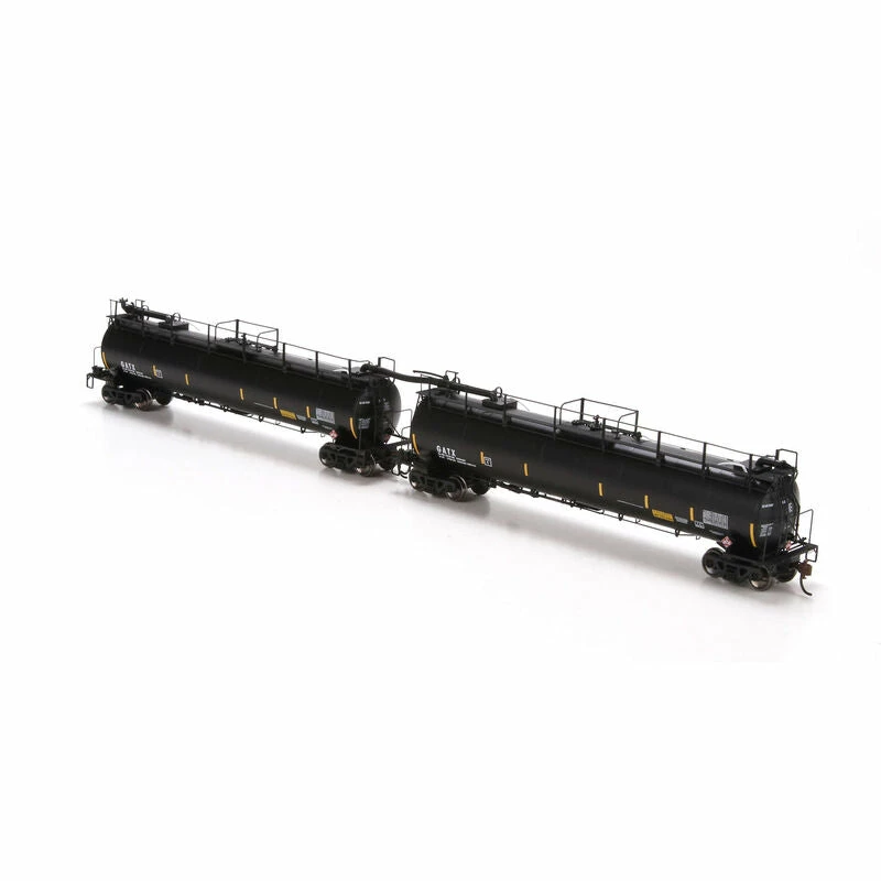 Athearn Genesis G67850 HO Scale Tank Train A/B SetGATX No # 2 Athearn Genesis G67850 HO Scale Tank Train A/B SetGATX No # - Image 2