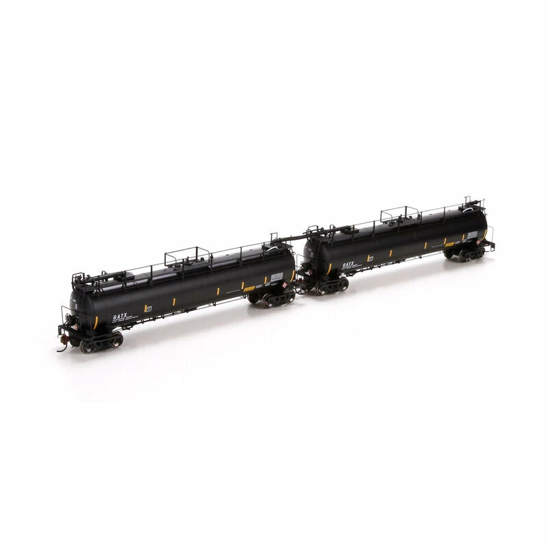 Athearn Genesis G67850 HO Scale Tank Train A/B SetGATX No # 1 Athearn Genesis G67850 HO Scale Tank Train A/B SetGATX No #
