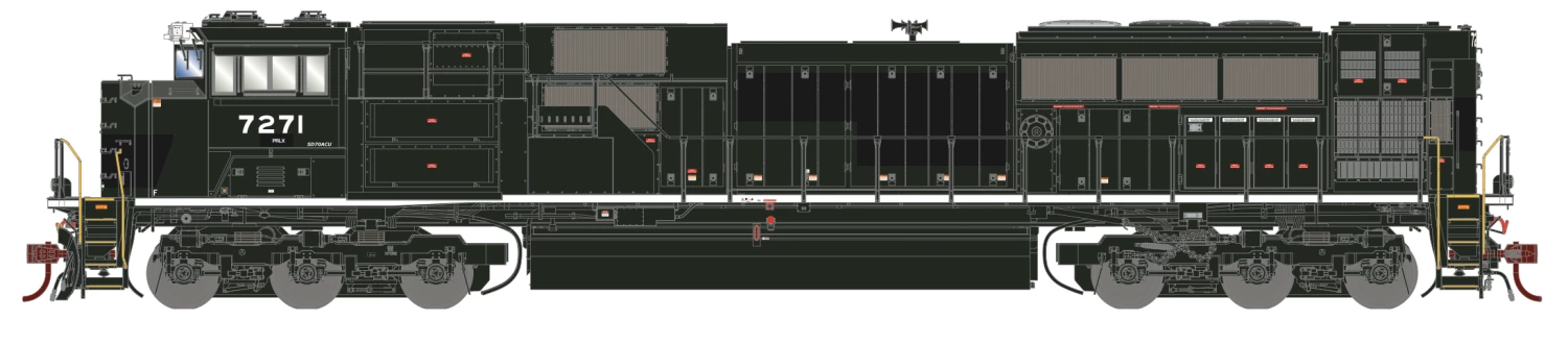 Athearn Genesis G75858 HO Scale SD70ACu Progress Rail PRLX 7330 DCC Sound 1 Athearn Genesis G75858 HO Scale SD70ACu Progress Rail PRLX 7330 DCC Sound