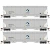 Athearn Genesis G89985 HO Scale Trinity 3 Bay Covered Hopper ADMX 3 Pack #2