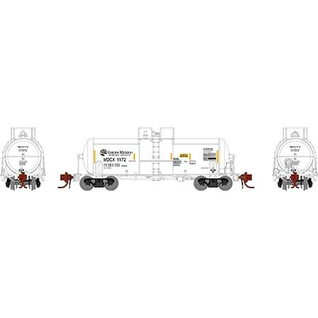 Athearn Genesis GN15309 N Scale 13,000 Gallon Acid Tank Car Grupo Mexico MDCX 1172 2 Athearn Genesis GN15309 N Scale 13,000 Gallon Acid Tank Car Grupo Mexico MDCX 1172 - Image 2