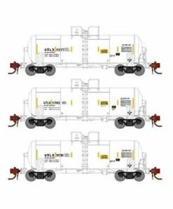 Athearn Genesis GN15332 N Scale 13,000 Gallon Acid Tank Car "White" UTLX 3 Pack