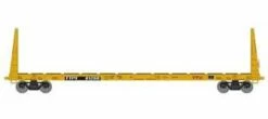 Athearn HO 90558 60' Bulkhead Flatcar TTX Red Logo 81255