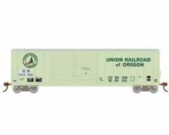 Athearn HO Scale 98504 50' FMC Offset Double Door Boxcar Ex-UofO Burlington Northern BN 223532