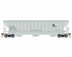 Athearn RTR 22268 HO Scale PS 4740 Covered Hopper Chesapeake & Ohio C&O 603379