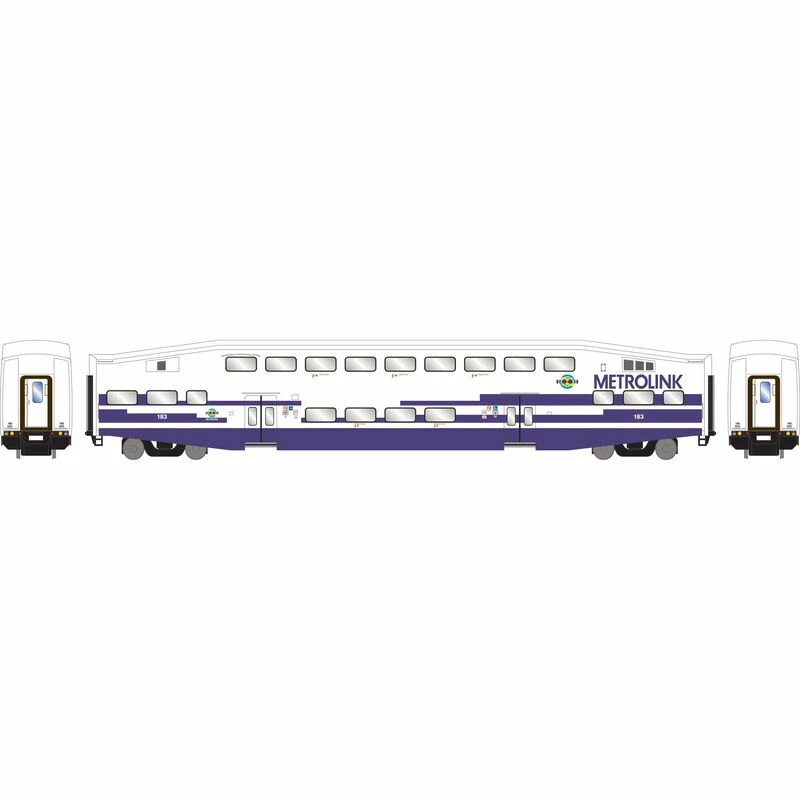 Athearn RTR 28583 N Scale Bombardier Coach Car Metrolink As Delivered SCAX 183 2 Athearn RTR 28583 N Scale Bombardier Coach Car Metrolink As Delivered SCAX 183 - Image 2