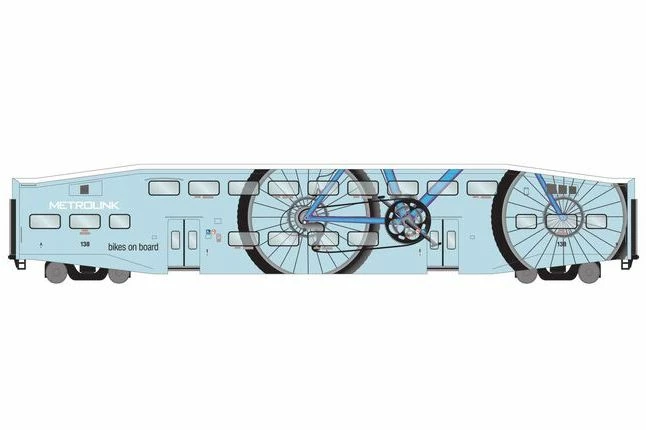 Athearn RTR 29702 HO Scale Bombardier Cab Metrolink Special Bikes SCAX 138 1 Athearn RTR 29702 HO Scale Bombardier Cab Metrolink Special Bikes SCAX 138