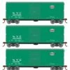 Athearn RTR 69438 HO Scale 40' Modernized Boxcar New York Central NYC 3 Pack
