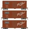 Athearn RTR 69447 HO Scale 40' Modernized Boxcar Frisco SLSF 3 Pack