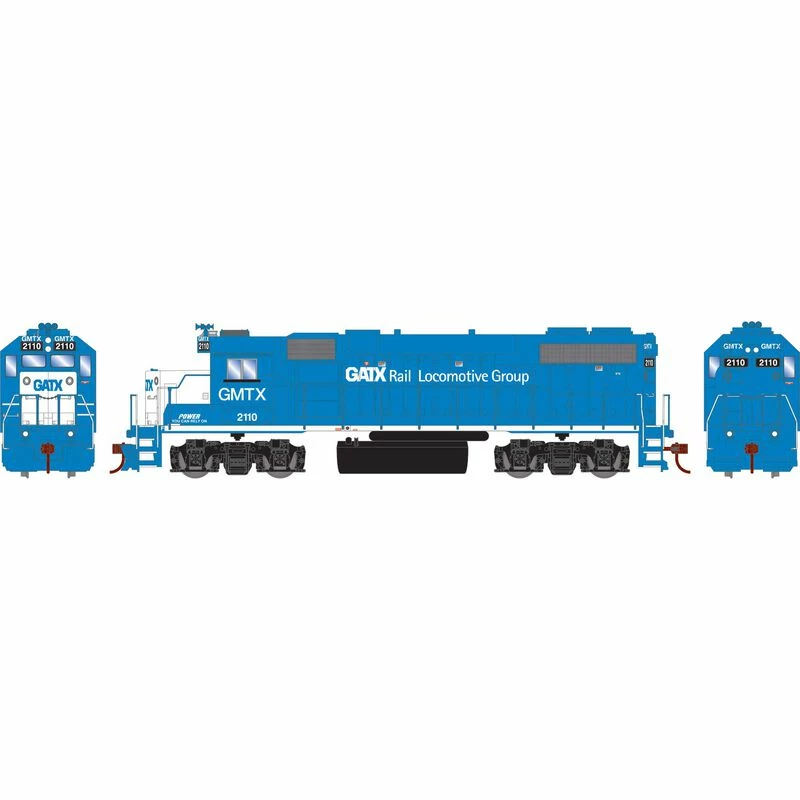 Athearn RTR 72208 HO Scale EMD GP38-2 GATX Rail GMTX 2110 Sound-Ready W/ Speaker 2 Athearn RTR 72208 HO Scale EMD GP38-2 GATX Rail GMTX 2110 Sound-Ready W/ Speaker - Image 2