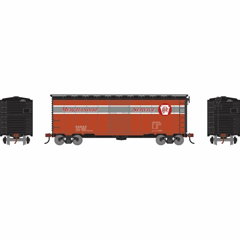Athearn RTR 75345 HO Scale 40' Single Door Boxcar Pennsylvania PRR 30985 2 Athearn RTR 75345 HO Scale 40' Single Door Boxcar Pennsylvania PRR 30985 - Image 2
