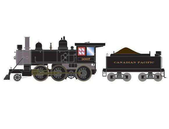 Athearn RTR 87243 HO Scale 2-6-0 Steam Locomotive Canadian Pacific CP 3007 1 Athearn RTR 87243 HO Scale 2-6-0 Steam Locomotive Canadian Pacific CP 3007
