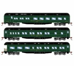 Athearn RTR 88234 HO Scale Heavyweight Passenger 3 Car Set Maine Central MEC