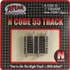 Atlas 2007 N Scale Code 55 Straight Track 1" 6 Pack