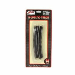 Atlas 2014 N Scale Code 55 Curve Track 12 1/2" Radius 6 Pack
