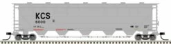 Atlas 50005680 N Scale Trinity PD5000 Covered Hopper Kansas City Southern KCS 6000