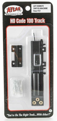 Atlas 52 HO Scale Code 100 Track Remote Left-Hand Switch Machine