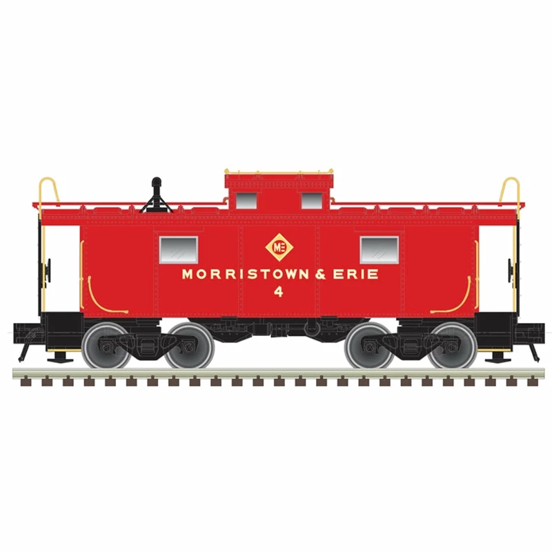 Atlas Master 20007008 HO Scale NE-6 Caboose Morristown And Erie M&E 4 1 Atlas Master 20007008 HO Scale NE-6 Caboose Morristown And Erie M&E 4