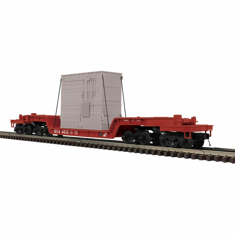 Atlas O Premier 3003050 O Scale 75' Depressed Center Flatcar With Load Conrail CR 1 Atlas O Premier 3003050 O Scale 75' Depressed Center Flatcar With Load Conrail CR
