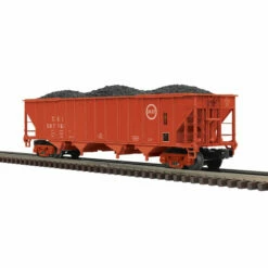 Atlas O Premier 3001284 O Scale 4 Bay Coal Hopper Chicago & Eastern Illinois C&EI