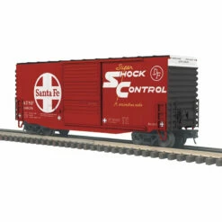 Atlas O Trainman 2001133 O Scale Hy-Cube Boxcar Santa Fe ATSF