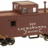 Atlas Trainman 11241 HO Scale Center Cupola Steel Caboose Lackawanna DL&W 896 - NOS