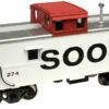 Atlas Trainman 11348 HO Scale Cupola Caboose SOO Line 273 - NOS