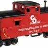 Atlas Trainman 20003011 HO Scale Center Cupola Steel Caboose C&O 90227 - NOS