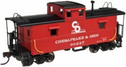 Atlas Trainman 20003011 HO Scale Center Cupola Steel Caboose C&O 90227 - NOS