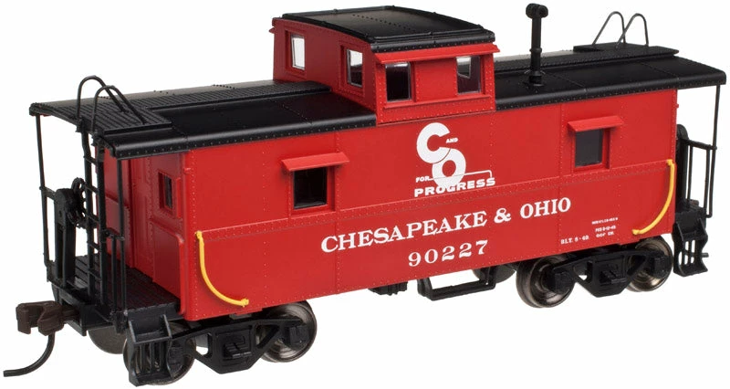 Atlas Trainman 20003011 HO Scale Center Cupola Steel Caboose C&O 90227 - NOS 1 Atlas Trainman 20003011 HO Scale Center Cupola Steel Caboose C&O 90227 - NOS