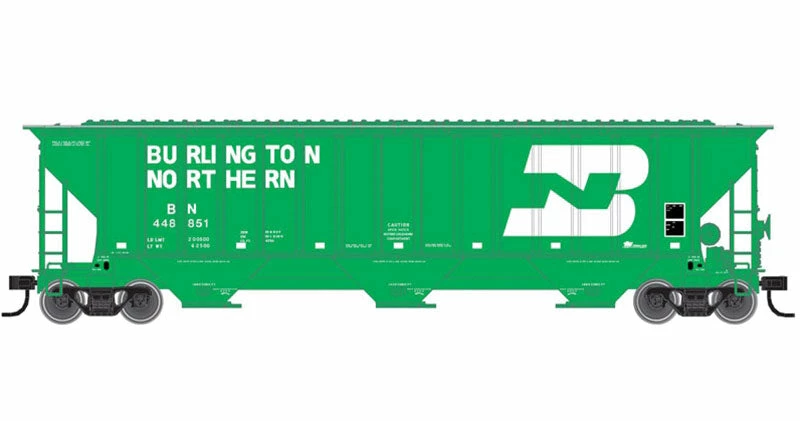 Atlas Trainman 50004711 N Scale Thrall 4750 Covered Hopper Burlington Northern BN 448845 1 Atlas Trainman 50004711 N Scale Thrall 4750 Covered Hopper Burlington Northern BN 448845