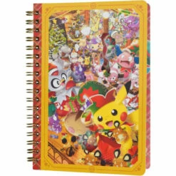 B6 Size Spiral Notebook Christmas Toy Factory Pokemon Center