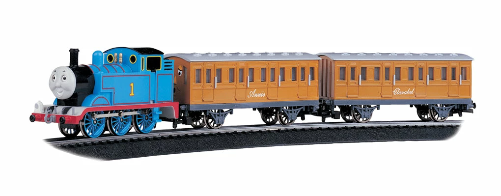 Bachmann 00642 HO Scale Thomas The Tank Engine Annie And Clarabel Train Set 1 Bachmann 00642 HO Scale Thomas The Tank Engine Annie And Clarabel Train Set