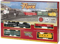 Bachmann 00692 HO Scale UnionPacific Flyer Steam Starter Train Set