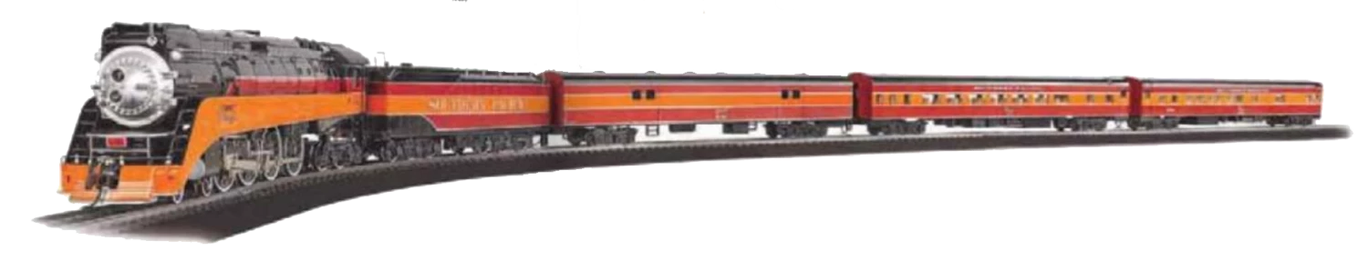 Bachmann 00776 HO Scale Daylight Special Southern Pacific Passgener Train Set 1 Bachmann 00776 HO Scale Daylight Special Southern Pacific Passgener Train Set
