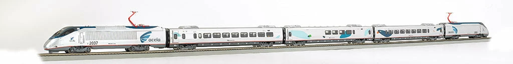 Bachmann 01205 HO Scale Amtrak Acela Starter Train Set With DCC 2 Bachmann 01205 HO Scale Amtrak Acela Starter Train Set With DCC - Image 2