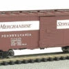 Bachmann 17061 N Scale 40' Boxcar Pennsylvania Merchandise Service PRR 92419